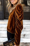hulianfu Casual Street Stringy Selvedge Turtleneck Tops(5 Colors)