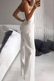 hulianfu Casual Solid Color Regular Jumpsuits(3 Colors)