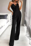 hulianfu Casual Solid Color Regular Jumpsuits(3 Colors)