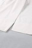 hulianfu Casual Solid With Belt Bright Silk Square Collar Sleeveless Two Pieces