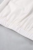 hulianfu Casual Solid With Belt Bright Silk Square Collar Sleeveless Two Pieces