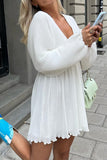 hulianfu Sexy Elegant Solid Solid Color V Neck One Step Skirt Dresses