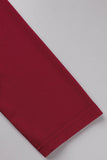 hulianfu Elegant Solid Slit Fold V Neck Evening Dress Dresses(4 Colors)