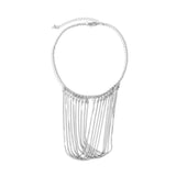 hulianfu Casual Geometric Tassel Chains Necklaces