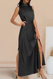 hulianfu Celebrities Elegant Solid Halter A Line Dresses(5 Colors)
