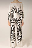 hulianfu Casual Elegant Print Patchwork Off the Shoulder Long Sleeve Two Pieces(13 Colors)