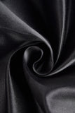 hulianfu Celebrities Elegant Solid Solid Color O Neck Waist Skirt Dresses(4 Colors)