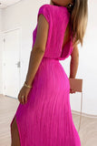 hulianfu Sweet Elegant Solid Slit Fold Half A Turtleneck Two Pieces(5 Colors)