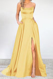 hulianfu Sexy Formal Solid High Opening U Neck Evening Dress Dresses(16 Colors)