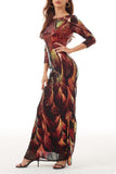 hulianfu Elegant College Color Block Sequins Patchwork O Neck Evening Dress Dresses