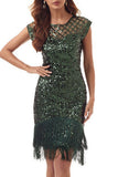 hulianfu Sexy Formal Solid Tassel Beading Zipper O Neck Evening Dress Dresses(3 Colors)