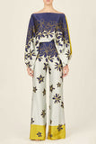 hulianfu Casual Elegant Print Patchwork Off the Shoulder Long Sleeve Two Pieces(13 Colors)