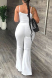 hulianfu Casual Simplicity Solid Backless U Neck Sleeveless Two Pieces(4 Colors)