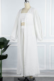 hulianfu Fashion Casual Solid With Belt Strapless Three Pieces(4 colors)