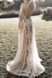 hulianfu Elegant Solid Backless O Neck Lace Dress Dresses