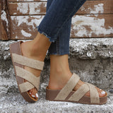 hulianfu Casual Weave Opend Comfortable Shoes