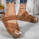 hulianfu Casual Weave Opend Comfortable Shoes