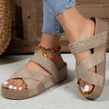 hulianfu Casual Weave Opend Comfortable Shoes