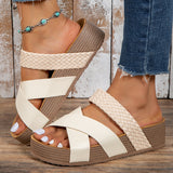 hulianfu Casual Weave Opend Comfortable Shoes