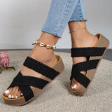 hulianfu Casual Weave Opend Comfortable Shoes