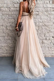 hulianfu Sexy Formal Solid Mesh V Neck Evening Dress Dresses