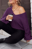 hulianfu Casual Simplicity Solid V Neck Plus Size Tops