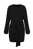 hulianfu hulianfu New Mini Dress With Belt(3 Colors)