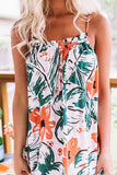 hulianfu hulianfu Printed Sexy Backless Midi Dress