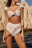hulianfu Polka Dot Bikini Swimwear