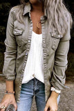 hulianfu hulianfu Long Sleeve Solid Color Jacket Tops(4 Colors)