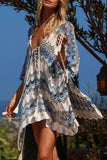 hulianfu Sexy Knitted Beach Swimwear Cover-up(2 colors)