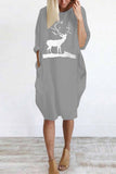 hulianfu hulianfu Loose Print Dress