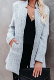 hulianfu hulianfu Retro Pocketed Heather Grey Coat(3 Colors)