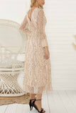 hulianfu hulianfu Fringed Sequin Reversible Dress