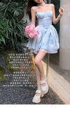 Summer Women's Dress Sexy Fashion Short Skirt Puffy Party Dress Off The Shoulder Backless Prom Dresses for Women Princess Dress