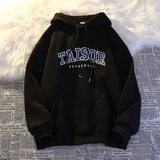 hulianfu Vintage Letters Print Women Hoodie Thick Warm Girls Sweatshirt  Winter Tops Pullovers New Brand Fashion Clothes Slim Fit