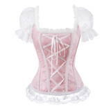 hulianfu Summer Shirts Women Steampunk Lace Patchwork Tops Short Sleeves Stand Collar Tops Vintage Party Cocktail Gothic Retro Blouse New