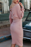 hulianfu hulianfu Winter Sexy V Neck Dress
