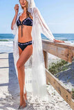hulianfu  Embroidered Lace Swimwear Cover-up
