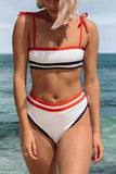 hulianfu Solid Color Swimsuit