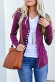 hulianfu hulianfu Long Sleeves Buttons Design Cardigan(7 Colors)