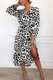 hulianfu hulianfu V Neck Sexy Leopard Dress（4 colors）