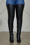 hulianfu Solid Color High Heels Modern Zip Through Boots