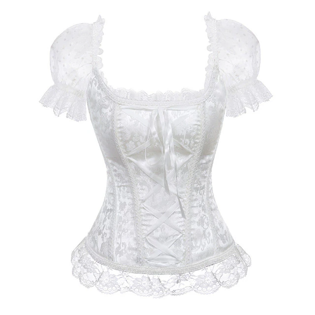 hulianfu Summer Shirts Women Steampunk Lace Patchwork Tops Short Sleeves Stand Collar Tops Vintage Party Cocktail Gothic Retro Blouse New