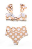 hulianfu Polka Dot Bikini Swimwear