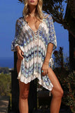 hulianfu Sexy Knitted Beach Swimwear Cover-up(2 colors)