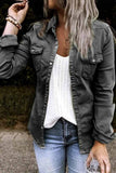 hulianfu hulianfu Long Sleeve Solid Color Jacket Tops(4 Colors)