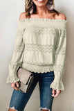 hulianfu hulianfu Flounce Design Dusty Blouse (7 Colors)