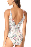 hulianfu Mesh Splicing Lace Swimwear