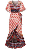 hulianfu hulianfu Bohemian Printed Midi Dress(3 colors)